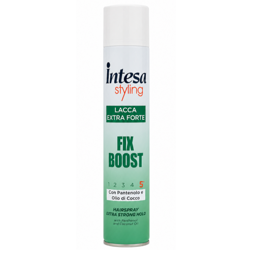 Лак для волосся екстрасильної фіксації Intesa Styling Fix Boost 500 мл Лак для волосся екстрасильної фіксації Intesa Styling Fix Boost 500 мл